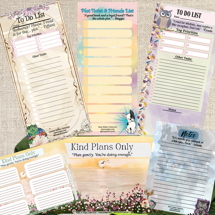 Stationery – Eco-Friendly Notepads, Planners & Journals