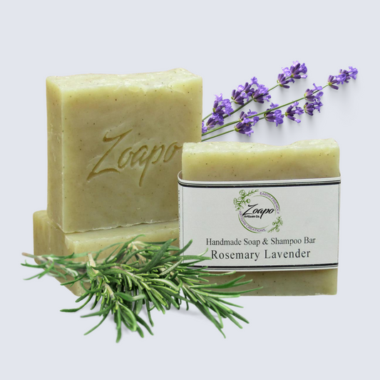 🧖♀️ Botanical Calm Multipack – Rosemary Lavender Shampoo & Body Bars