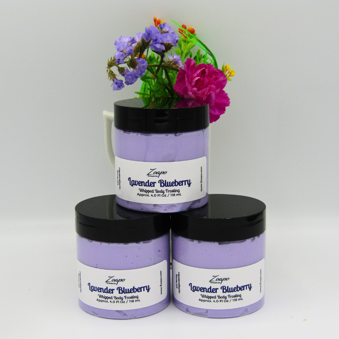 Lavender Blueberry Frosting