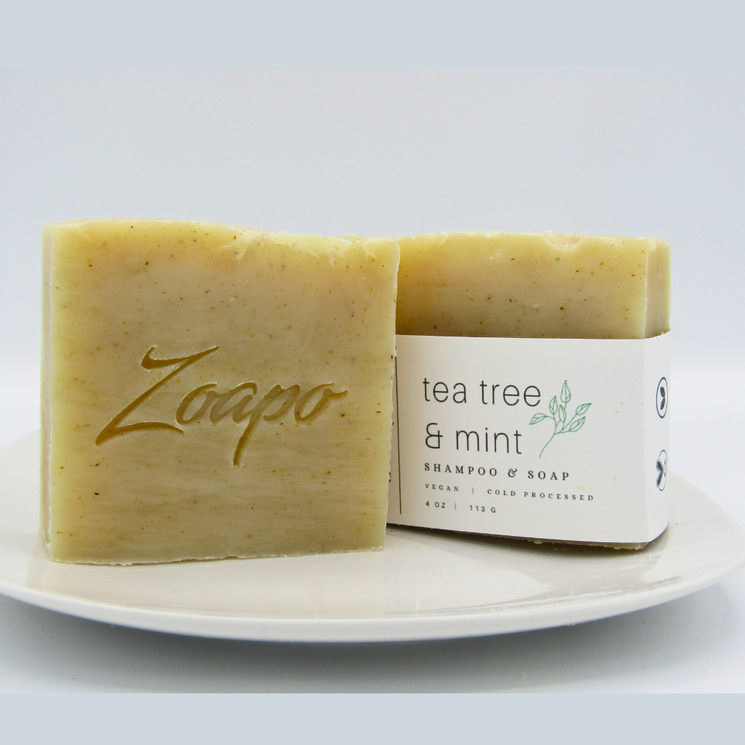 Tea Tree Mint Shampoo (Hair & Skin) Soap