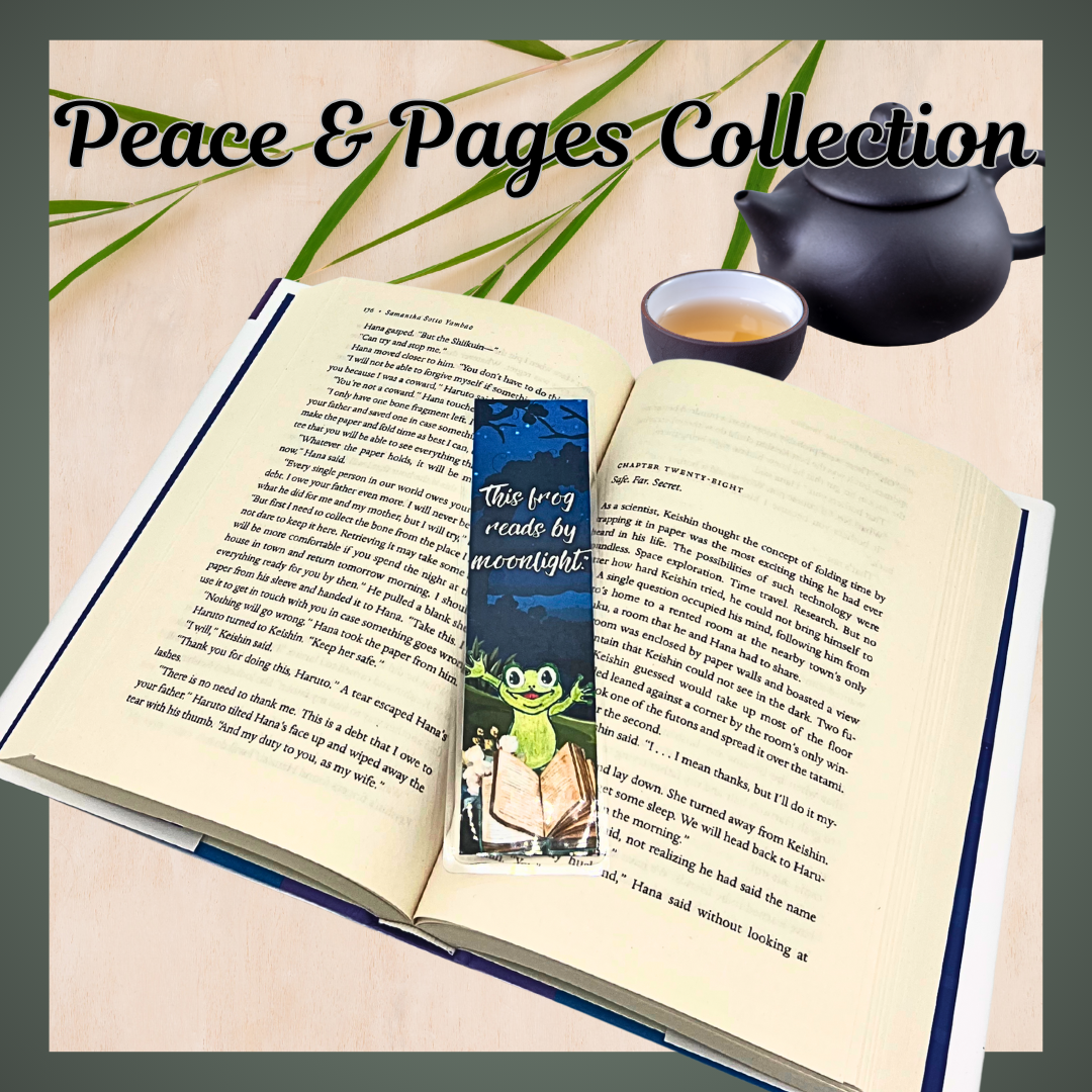 Peace & Pages: Read by Moonlight (Lil Frog)