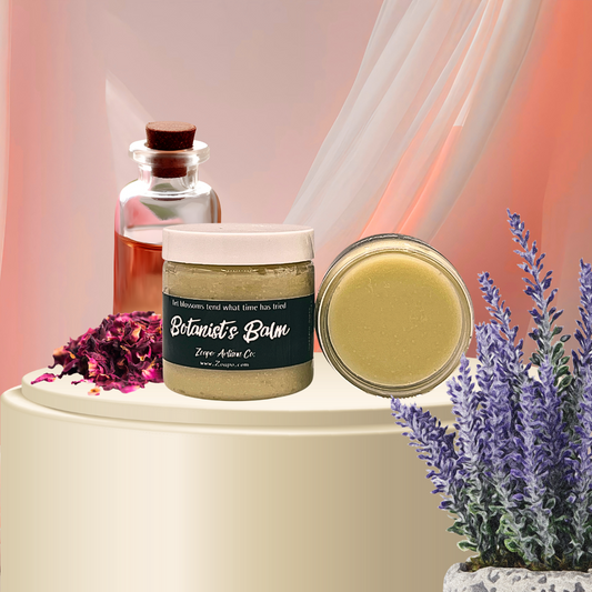 ✨ Botanist’s Balm – Rose + Lavender Botanical Infused Balm