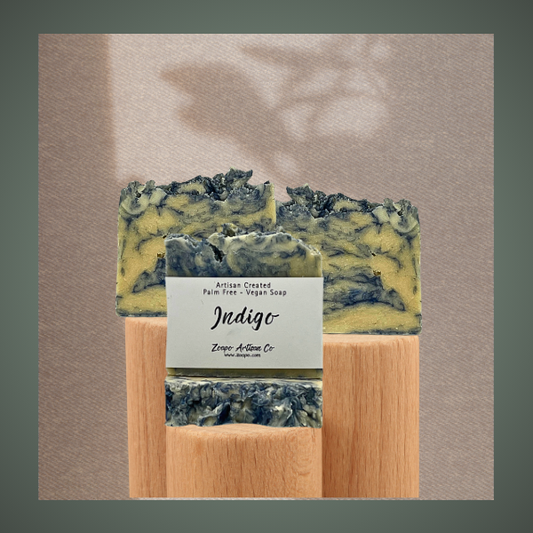 π  Indigo - Artisan Soap Bar | Moody + Botanical