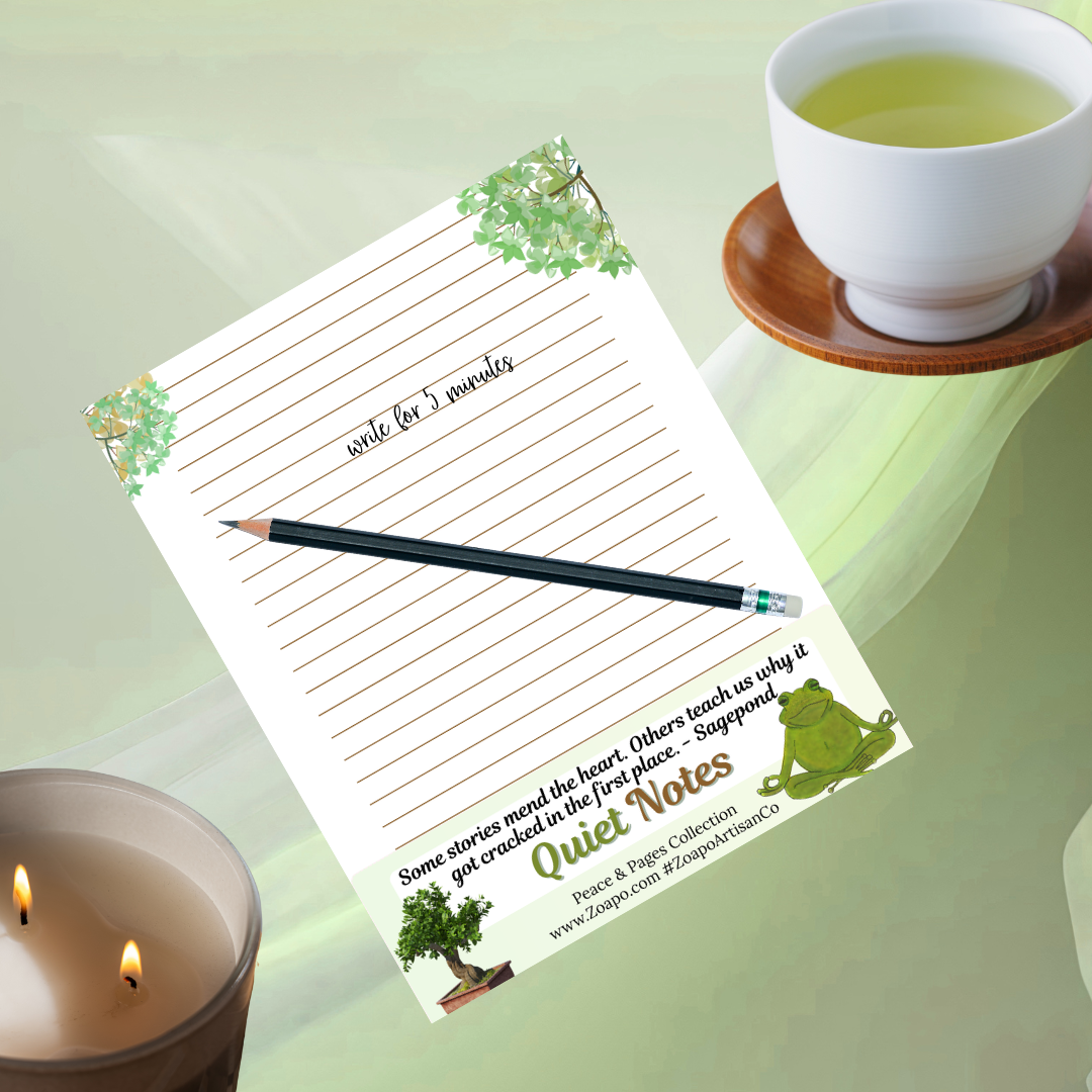 🌿Sagepond's Mindful Stationery Pads | Zoapo Stationery