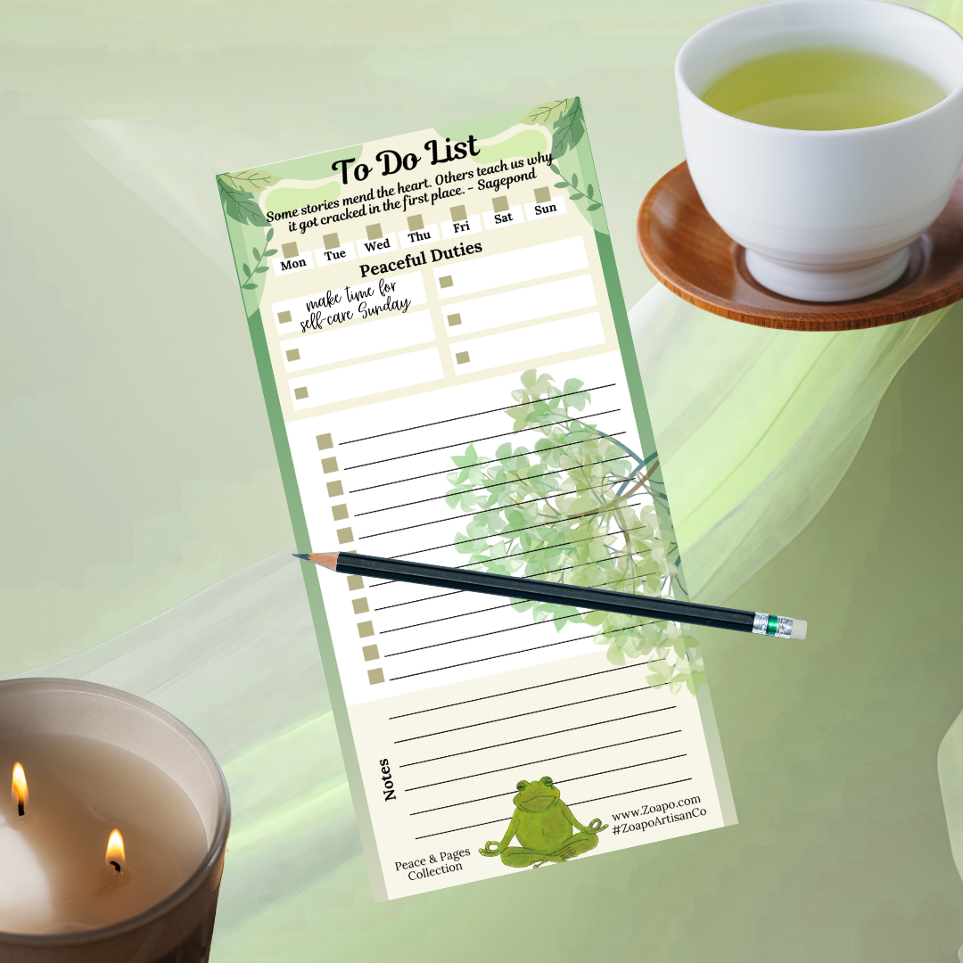 🌿Sagepond's Mindful Stationery Pads | Zoapo Stationery