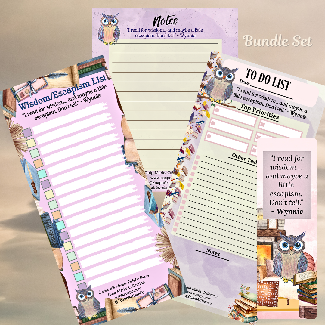 ✨Wynnie’s Keeper of Cozy Lore Collection | Zoapo Stationery