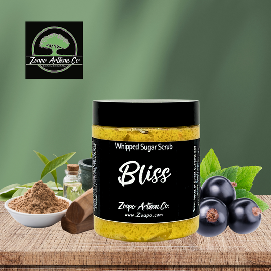 Bliss – Whipped Sugar Body Scrub (Sandalwood + Wild Currant)
