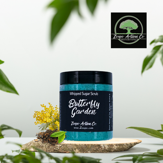 Butterfly Garden – Whipped Sugar Body Scrub (Light Sweet Floral Scent)