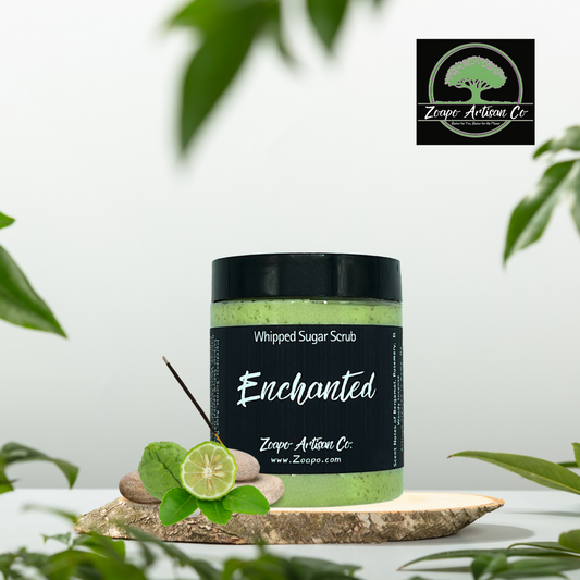 Enchanted – Whipped Sugar Body Scrub (Citrus + Aromatic + Woodsy)