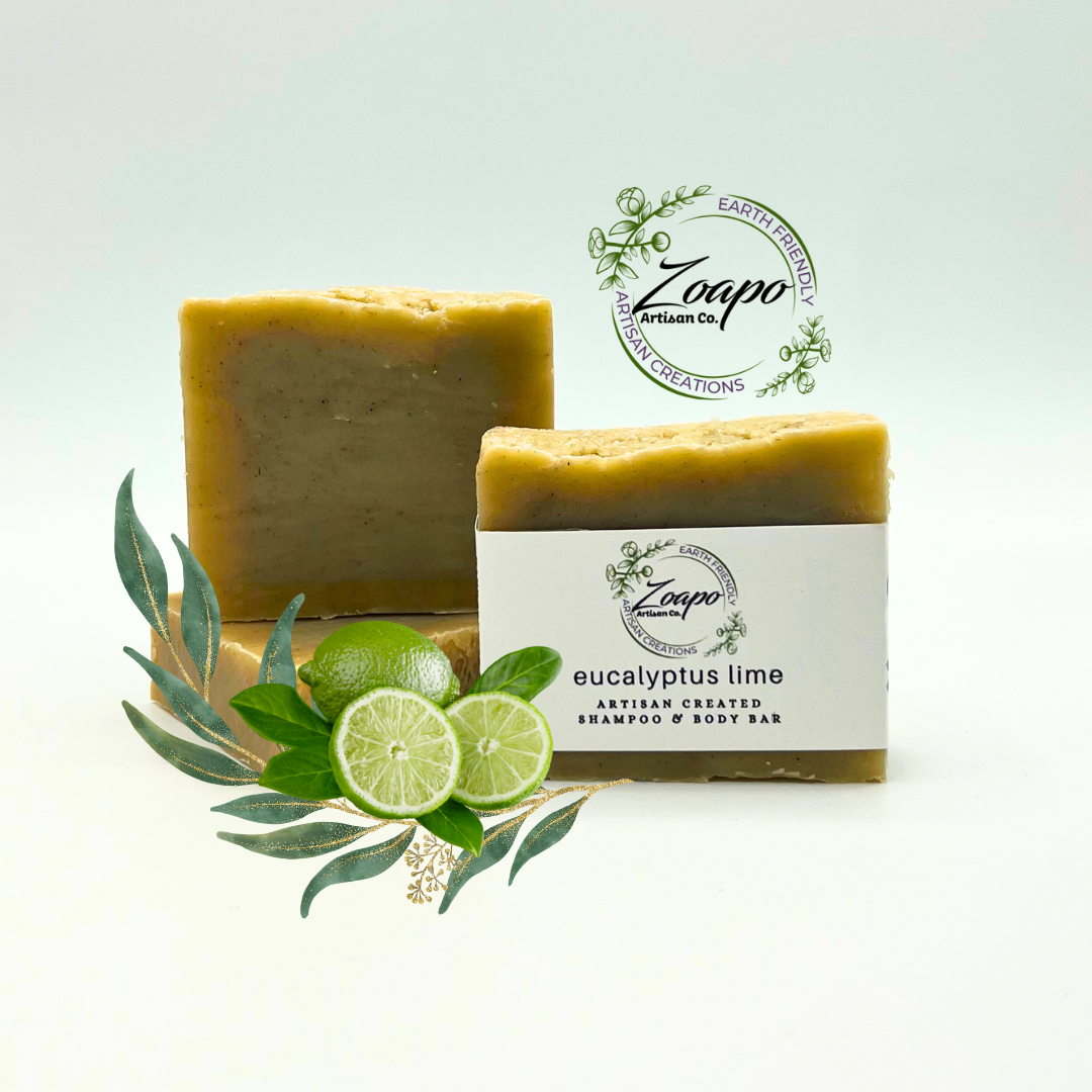 Eucalyptus Lime Shampoo (Hair and Skin) Soap