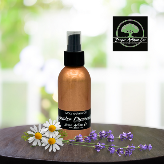 🌼 Peace & Positivity – Relaxing Magnesium Body Mist (Lavender + Chamomile) ✨