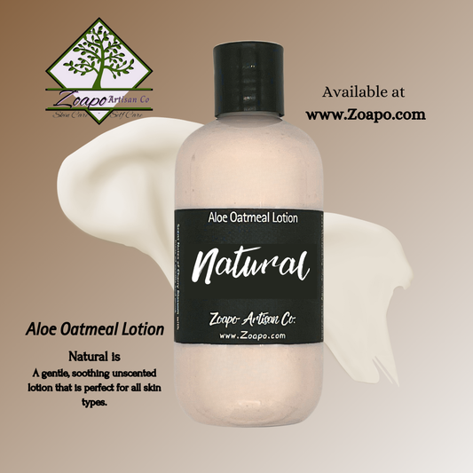 Natural Aloe & Oatmeal Lotion - unscented