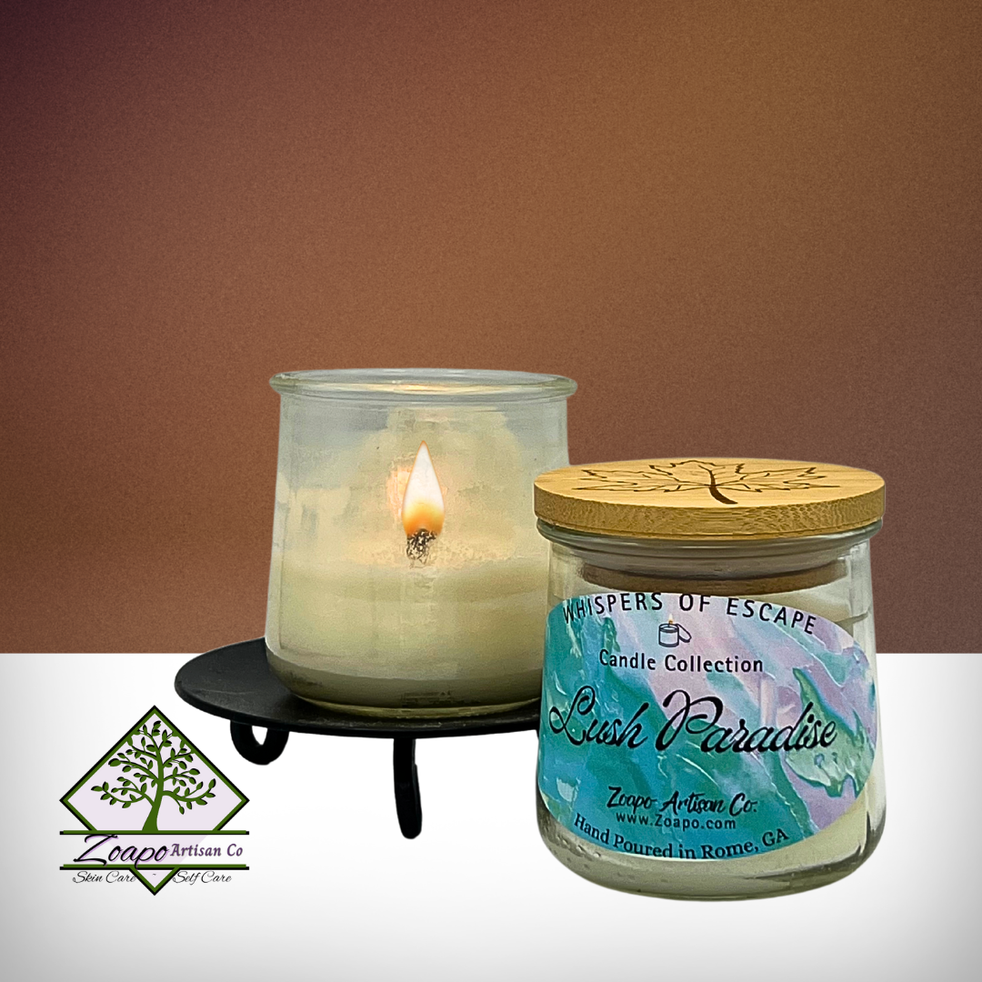 Small Lush Paradise Vegan Candle