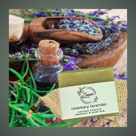 Rosemary Lavender Shampoo (Hair & Skin) Soap