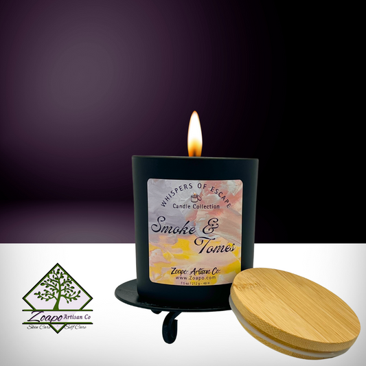Smoke & Tomes Vegan Candle