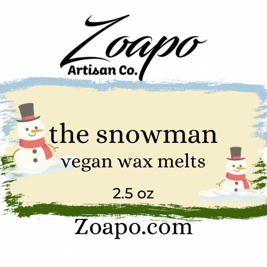 the Snowman Vegan Wax Melts