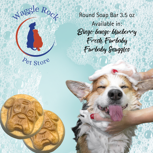 Furbaby Snuggles Round Pet Soap Bar