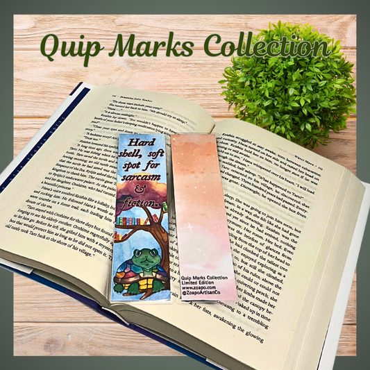 🐢📚 Quip Marks: Sarcasm & Fiction (Tiffani) - Limited