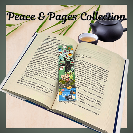 Peace & Pages: Book Tree (Lil Frog)