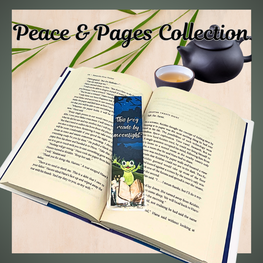 Peace & Pages: Read by Moonlight (Lil Frog)