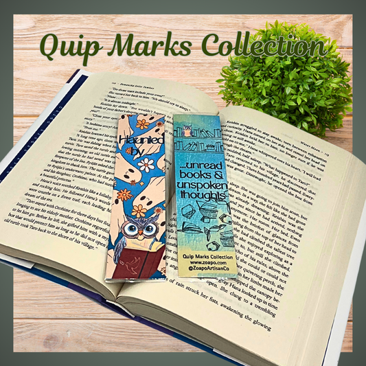🦉🍂 Quip Marks: Haunted by Unread Books (Wynnie – Autumn Edition)