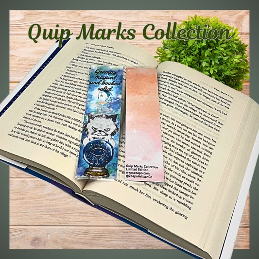 🐈‍⬛📚 Quip Marks: Booked Solid (Grimmly) - Limited