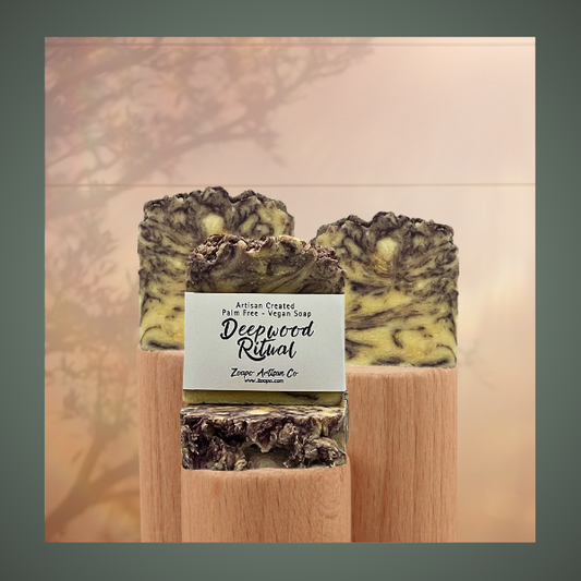 🖤 Deepwood Ritual - Artisan Soap Bar | Woodsy + Earthy