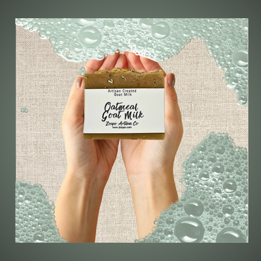 🧼 Oatmeal Goat Milk Soap — Gentle, Creamy, Comforting