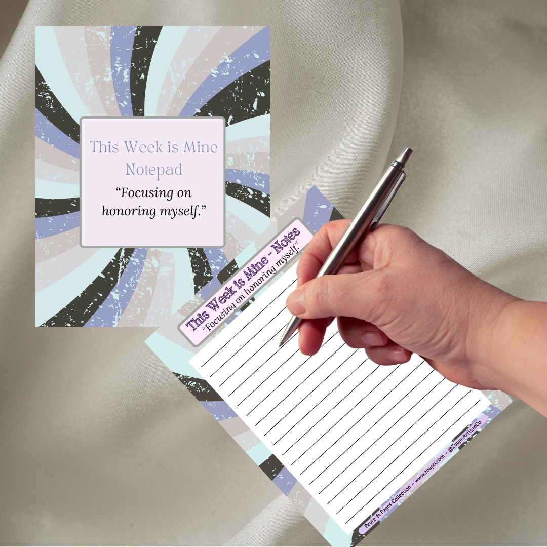 This Week is Mine – Affirmation Notepad | Zoapo Stationery