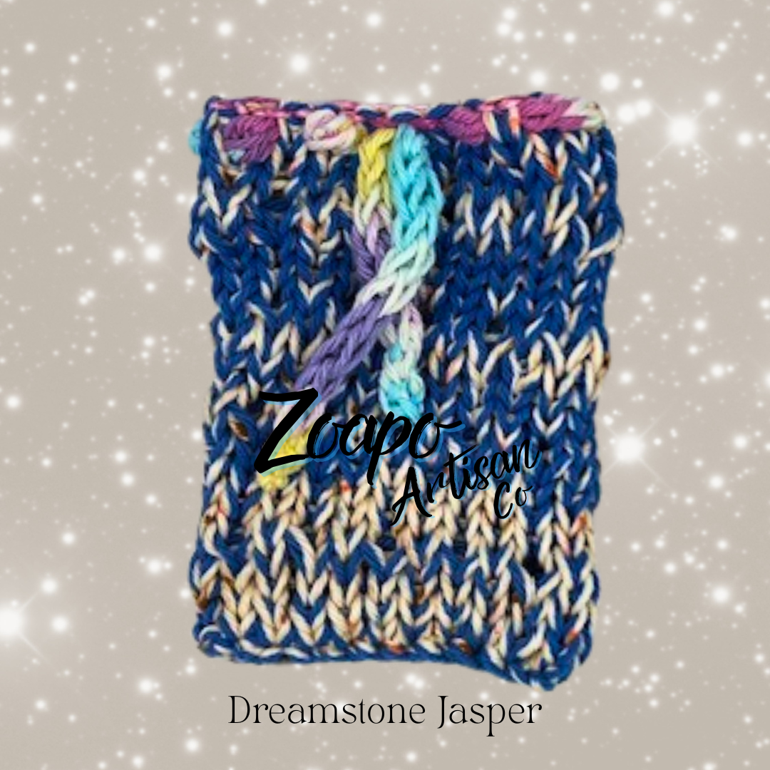 Sudsy Splendor — Gemstone Cotton Soap Bags
