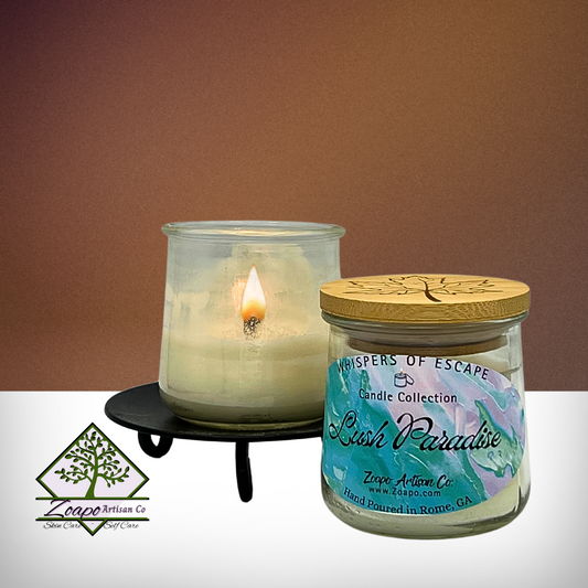 Small Lush Paradise Vegan Candle