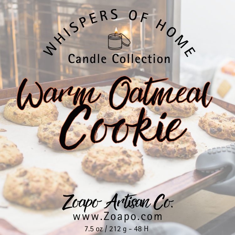 Warm Oatmeal Cookie Vegan Candle